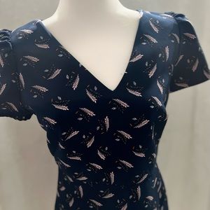 Loft navy dress